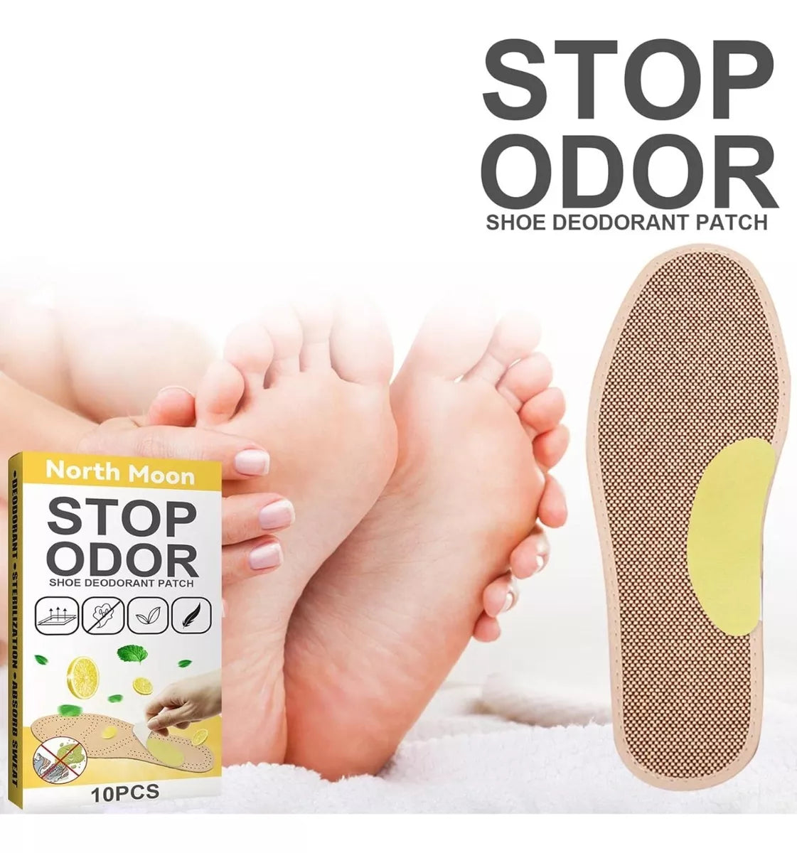 Parche elimina Olores de Zapatos